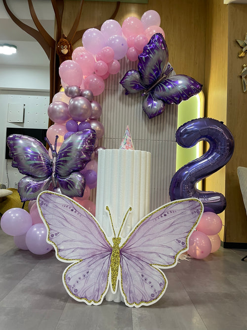 Birthday Butterfly Backdrop