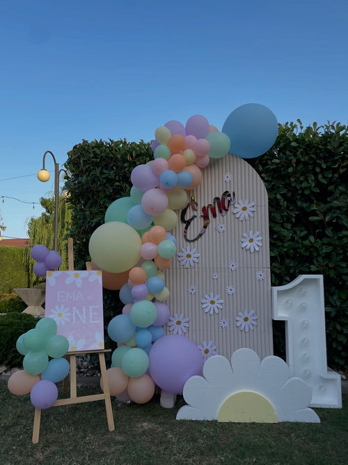 Birthday Daisy Backdrop #1