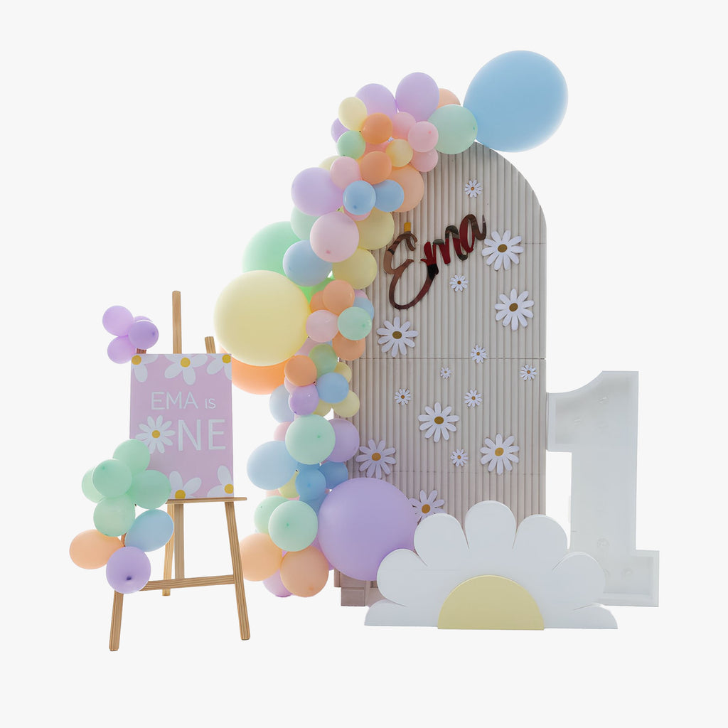 Birthday Daisy Backdrop #1