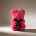 PINK ROSE TEDDY BEAR