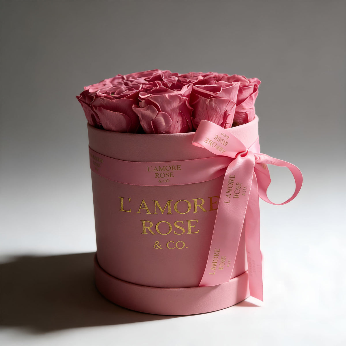 TIMELESS PINK ROSES BOX