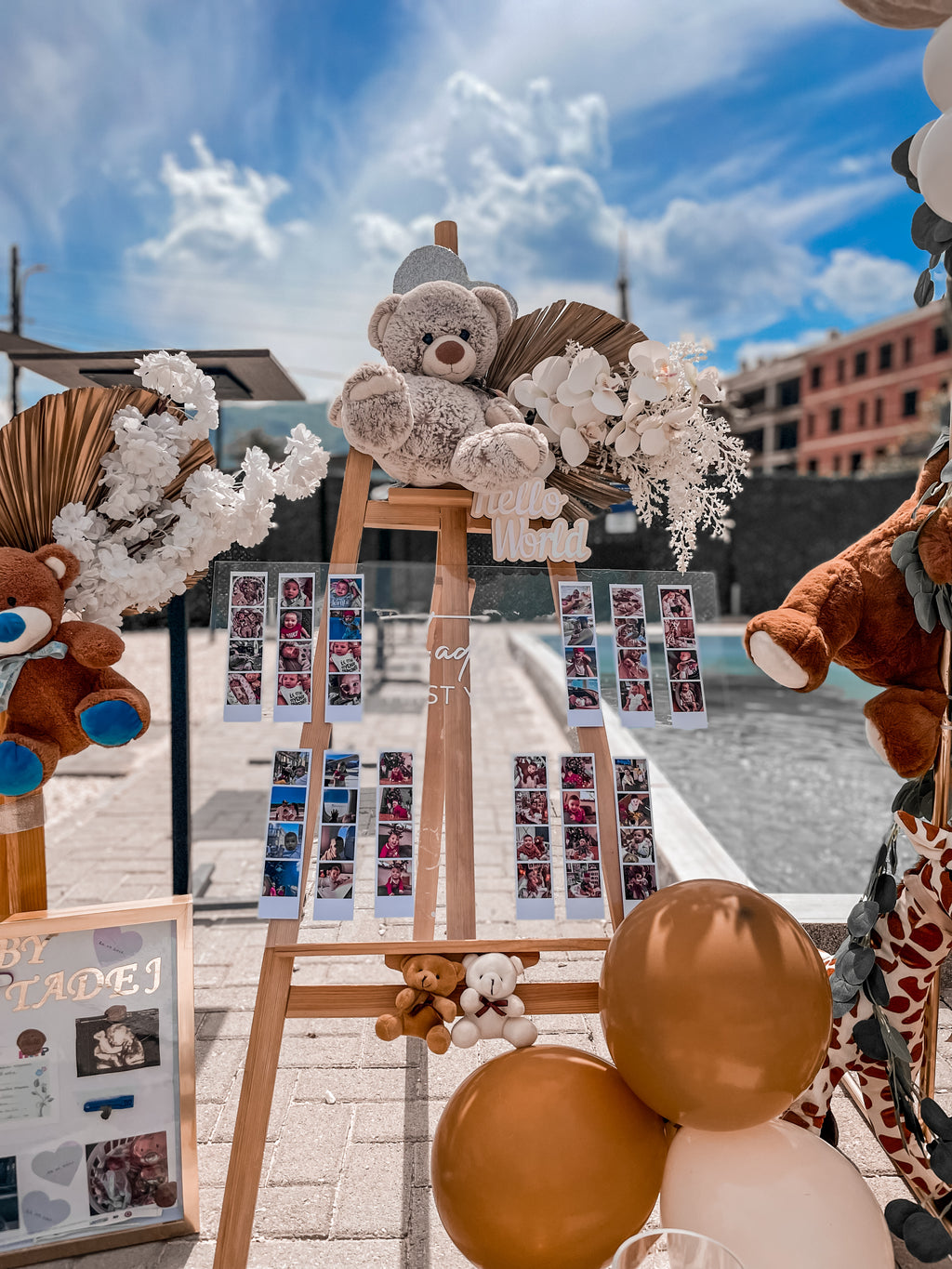 Birthday Teddy Bear Easel #1