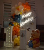 Birthday Winnie the Pooh Backdrop